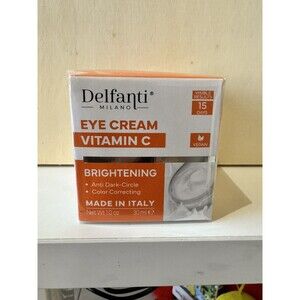 DELFANTI MILANO EYE CREAM VITAMIN C BRIGHTENING 10OZ BRAND NEW